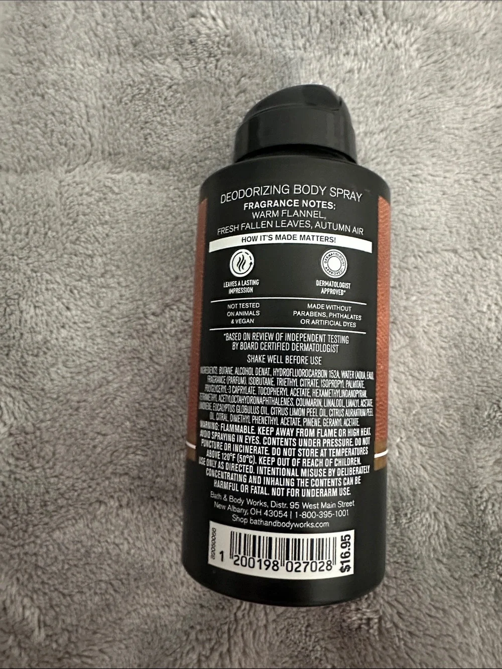 Football Season Deodorizing Body Spray